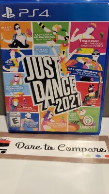 Just Dance 2021 PS4 PlayStation 4 Good Disc Game Case Dancing Fitness Exercise