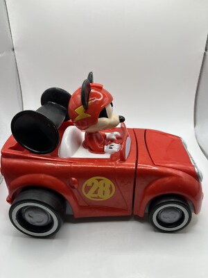 Mickey Mouse Transforming Hot Rod Mickey Race Car Mattel 2016 Disney SEE VIDEO