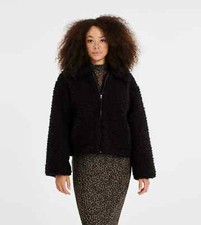 Ugg Women's Maeve Sherpa Jacket In Black Color Retail $198