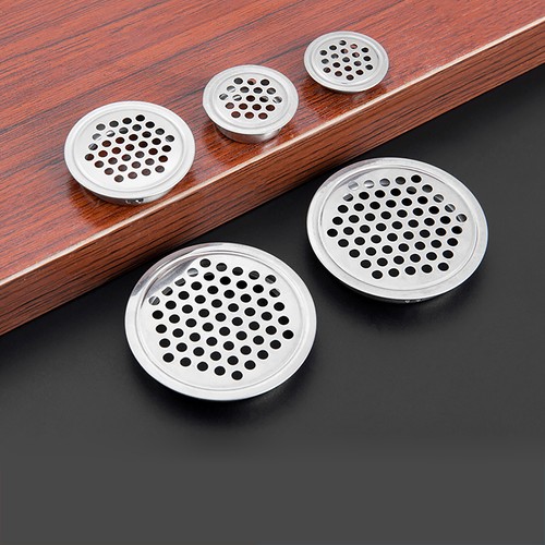 10x Vivarium Reptile Air Vents Stainless Round For Cupboard Wardrobe
