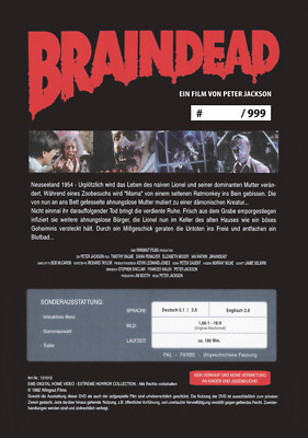 Braindead , Dead Alive , strong limited Edition , 100% uncut