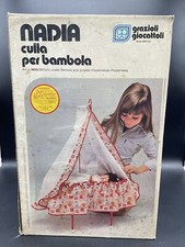 VINTAGE# GRAZIOLI GIOCHI NADI CULLA PER BAMBOLA ANNI 70 NUOVA IN BOX#MD