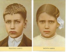 Reliquia, 3 cartas sagradas de San Francisco y Jacinta Marto y Nuestra Señora, y una medalla de 1"