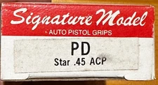 PD PACHMAYR "PRESENTATION" Grip Star .45 ACP-White Box