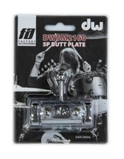 DW Mag 5-Position Butt Plate Chrome
