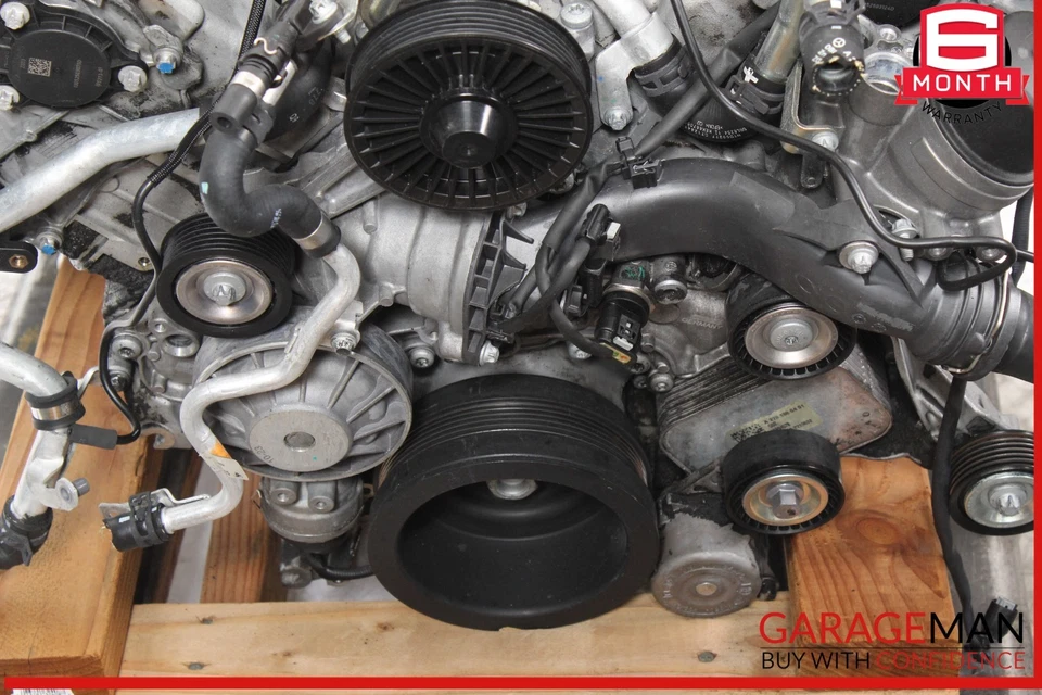 Укомплектованный блок двигателя V8 для Mercedes W218 CLS550 4,6 л 11–20 годов выпуска от оригинального производителя 85k - Изображение 3 из 4