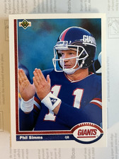 New York Giants lot #2, 45 cards Phil Simms Tiki Barber Strahan Plaxico