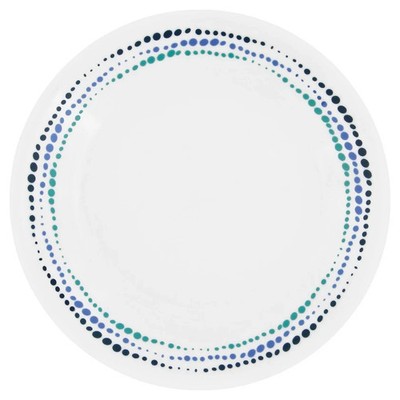 Corning Corelle Ocean Blues  Luncheon Plate 1119401 New 8.5'' Set of 6 Plates