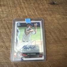 2018 Bowman - Chrome Prospect Autographs Eric Pardinho #CPA-EPA (AU, RC)
