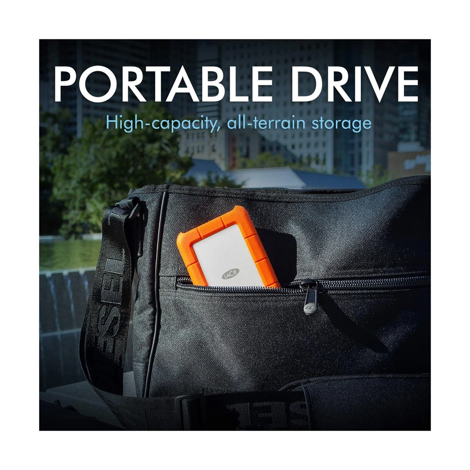 LaCie Rugged 5TB External HDD - Seagate STFR5000800 - Image 2 of 4