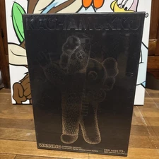 KAWS & Gachamukku Kachamukku Black Vinyl Figure (Medicom Toy) US SELLER NEW