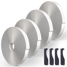 4 Pack Butyl Tape Bulk,1/8 x 3/4 x 30 ft, White Butyl Sealant Tape, Butyl Rub...
