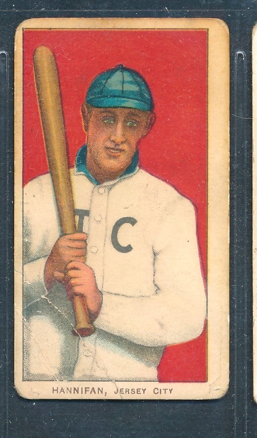 T206 Piedmont 350: JACK HANNIFAN Jersey City Skeeters ~ FAIR