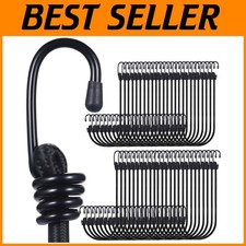 High-Quality 24" Bungee Straps 50-Pack with Hooks