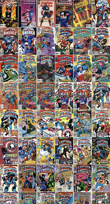 Marvel Captain America Volume 1 Comic Book Lot 