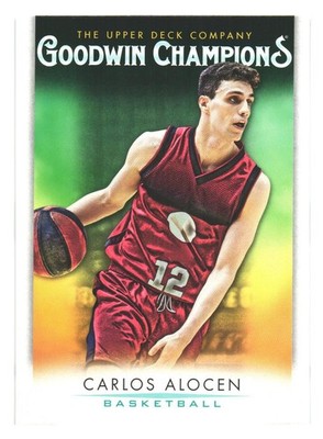 2021 Upper Deck Goodwin Champions Basketball Carlos Alocen