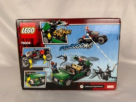 LEGO Marvel Lot: Iron Man Malibu Mansion (76007) + Spider-Cycle (76004) - New
