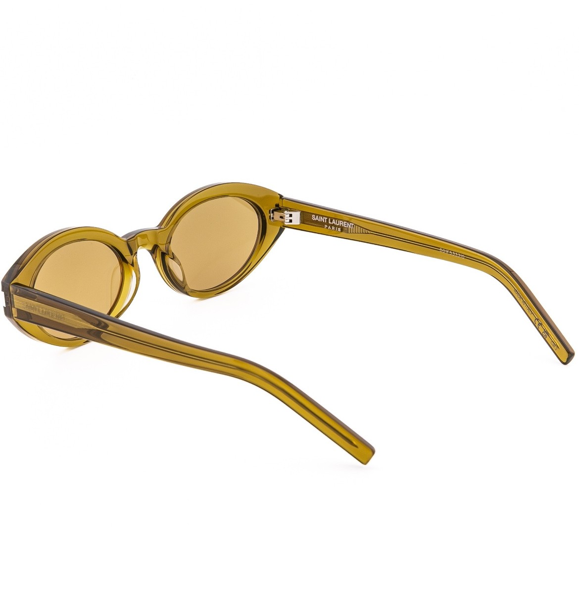 SAINT LAURENT SHADE SL 567 SL567 Crystal Brown Narrow Slim Oval