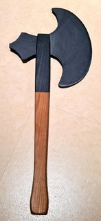 WIKINGERAXT Spielaxt Holzaxt Mittelalter Spielzeug Verkleidung Requisiten 54cm