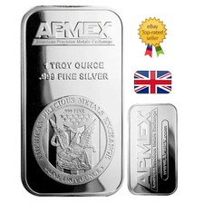 1 Oz Silver Bar - APMEX Suitable For Collecting 7.99 per troy oz