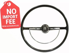 Empi 79-4005 V Bug Steering Wheel Kit 1962-1971. Black Grip Free Shipping