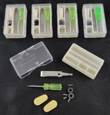 Eyeglasses Repair Kit Tools Tweezers Driver Screws Pads Lot x5