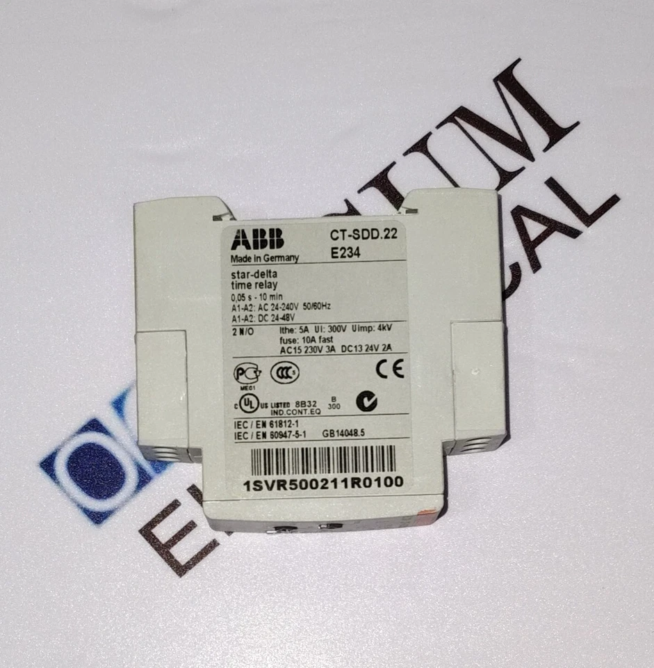 Temporizador ABB CT-SDD.22 E234 TEMPORIZADOR 1S-100S VOLTAJE 24-240VAC/24VDC 1SVR500211R0100 Foto 4 de 4