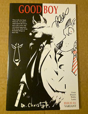 Good Boy #1 Exclusive Variant Cover Signed by Gunn & Blanch w/ COA