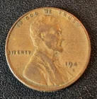194? S Lincoln Wheat Penny Error ? Cent