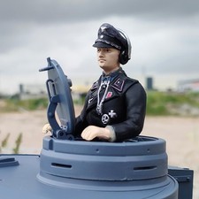 German Soldier Military Officer for Henglong 1/16 RC Tank 3918 3818 3898 Tiger I