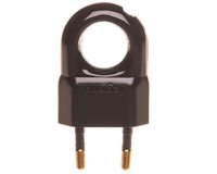 Helmo Portable Stecker Euro 2P 2.5A Schwarz 50309