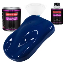 Restoration Shop Marine Blue Acrylic Urethane Quart Kit Auto Paint