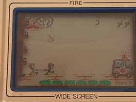 Nintendo Game & Watch Fire FR-27 Wide Screen + Box, Tested Working Vintage Japan