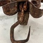  18TH C. WROUGHT IRON CHANDELIER HOOK *HAND MADE *So many uses!! BEAUTIFUL — photo 5