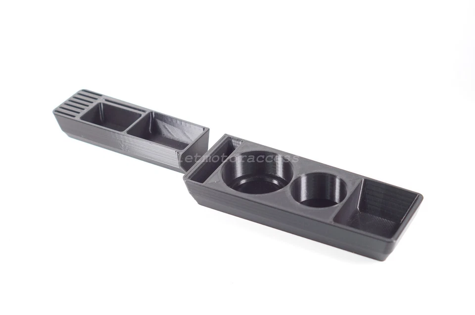 2X Black Centre Console Cup Holder For Mercedes Benz W201 190E 1982+ - Image 2 of 4