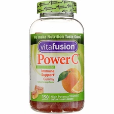 4 Pack Vitafusion Power C Immune Support Gummy Vitamins Dietary Supplement, O...