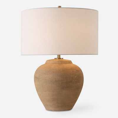 Uttermost Treviso Terracotta Table Lamp - 24 H X 18 W X 18 D