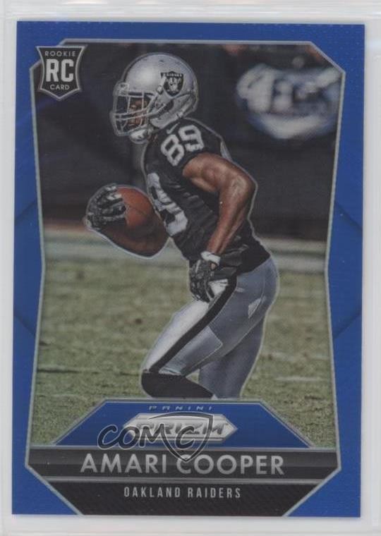 2015 Panini Prizm Rookies Blue Prizm Amari Cooper #201 Rookie RC 1o1x
