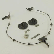 17-23 F-Pace Jaguar Front Under Hood Open Latch Actuator Cable & Striker D3L5A