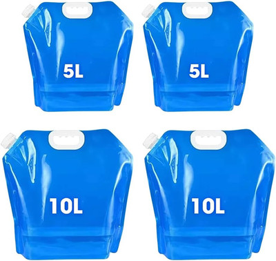 Faltbare Wasserkanister Set 5L/10L dichte, flexible Trinkwasserbehälter für Camp