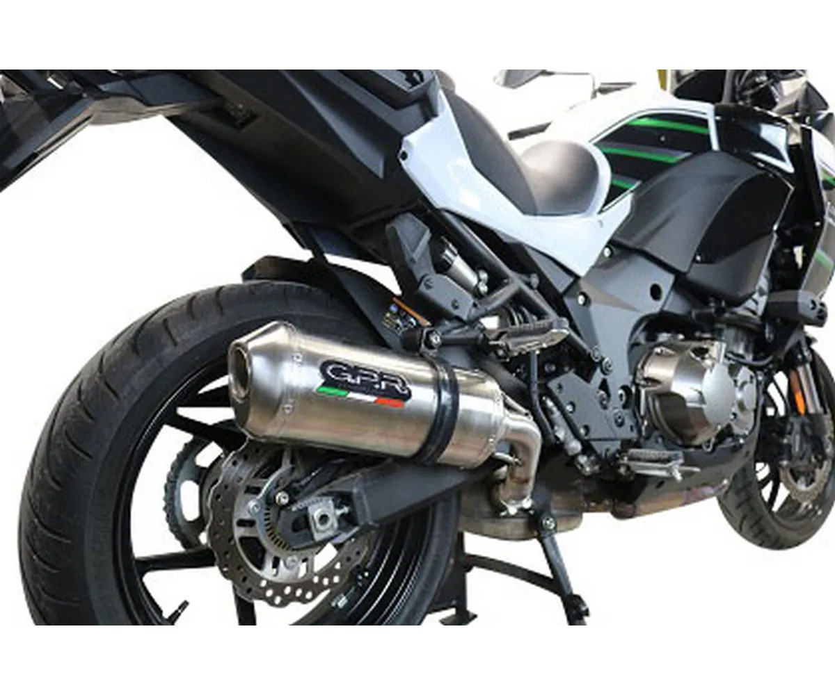 Inox GPR Exhaust Muffler Satinox Appr Kawasaki Versys 1000 i.e. 2021 2024
