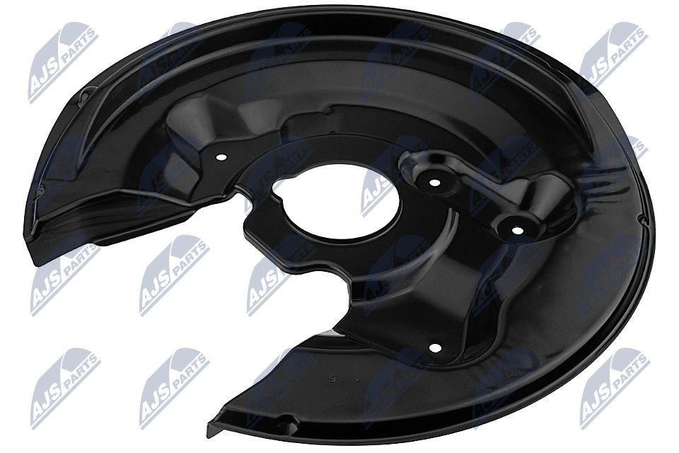 NTY Brake Disc Splash Shield Rear Axle Left HTO-WW-064 for VW, Reinforced
