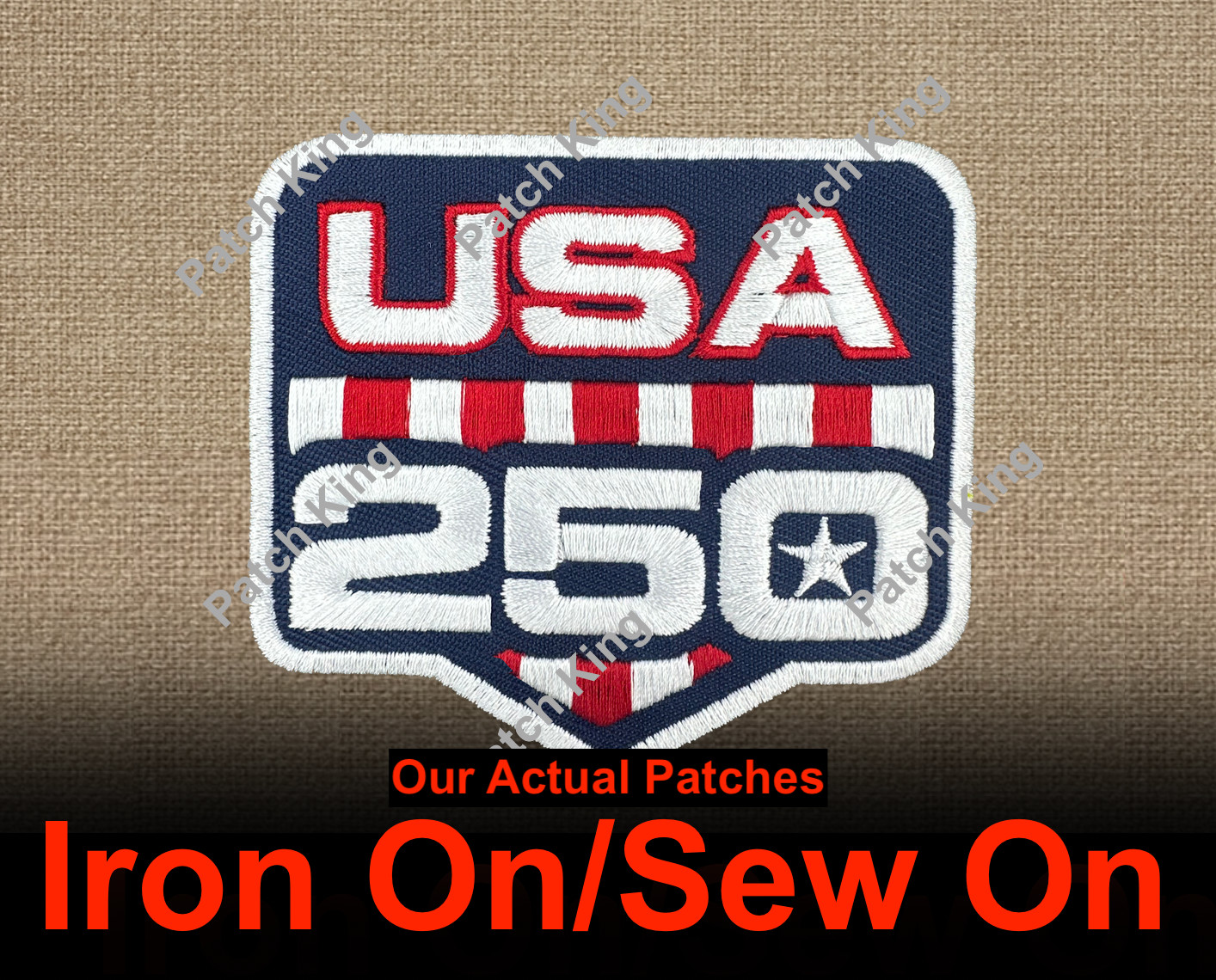 Super Bowl LX USA Patch New England Patriots USA 250 Patch Drake Maye 60th