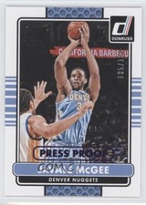 2014-15 Panini Donruss Press Proof Purple 185/199 JaVale McGee #8 0aa1