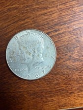 1967 P KENNEDY HALF DOLLAR SILVER .400 UNITED STATES OF AMERICA FIFTY CENTS .50¢