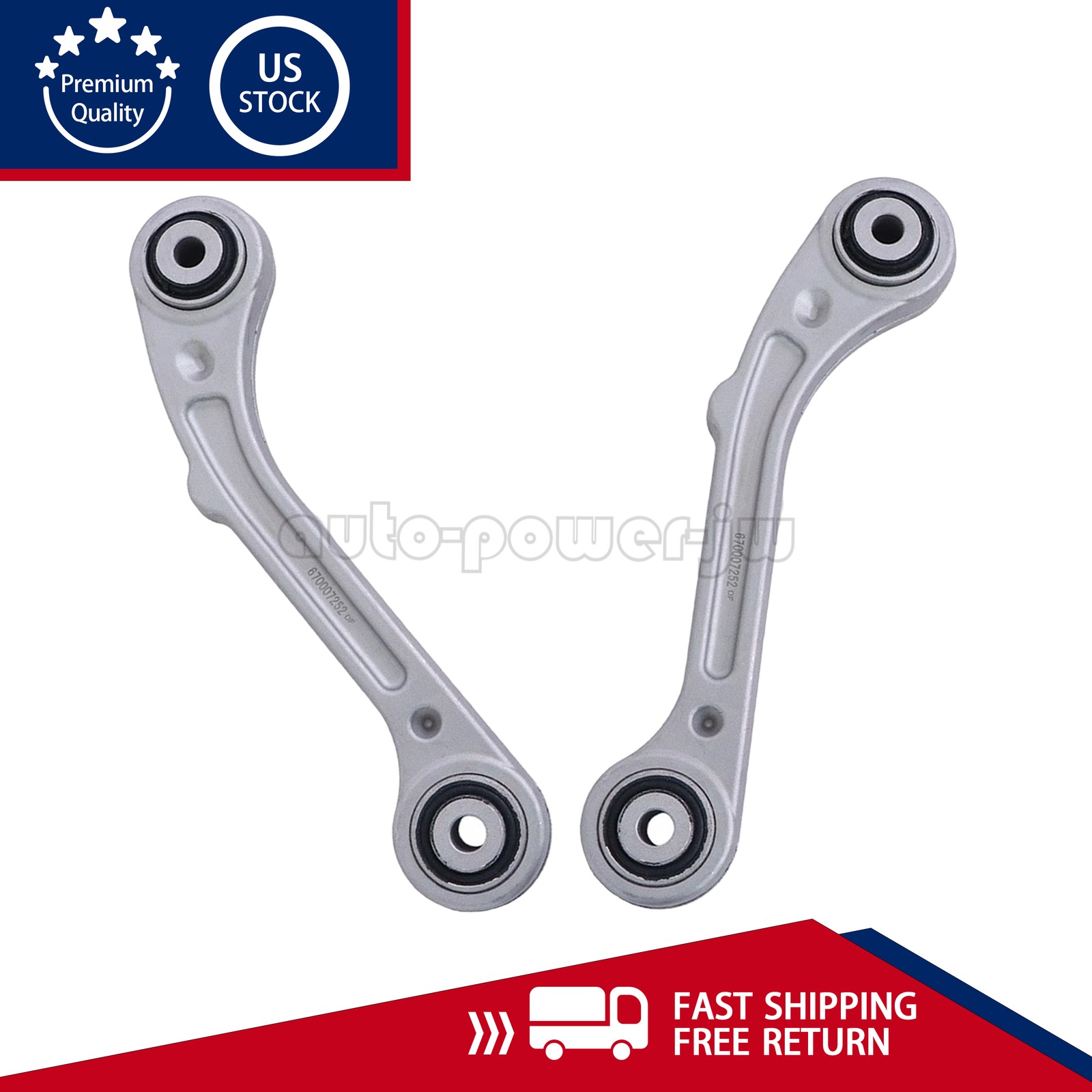 2PCS 670007252 Rear Suspension Control Arm Kit For Maserati Ghibli Quattroporte