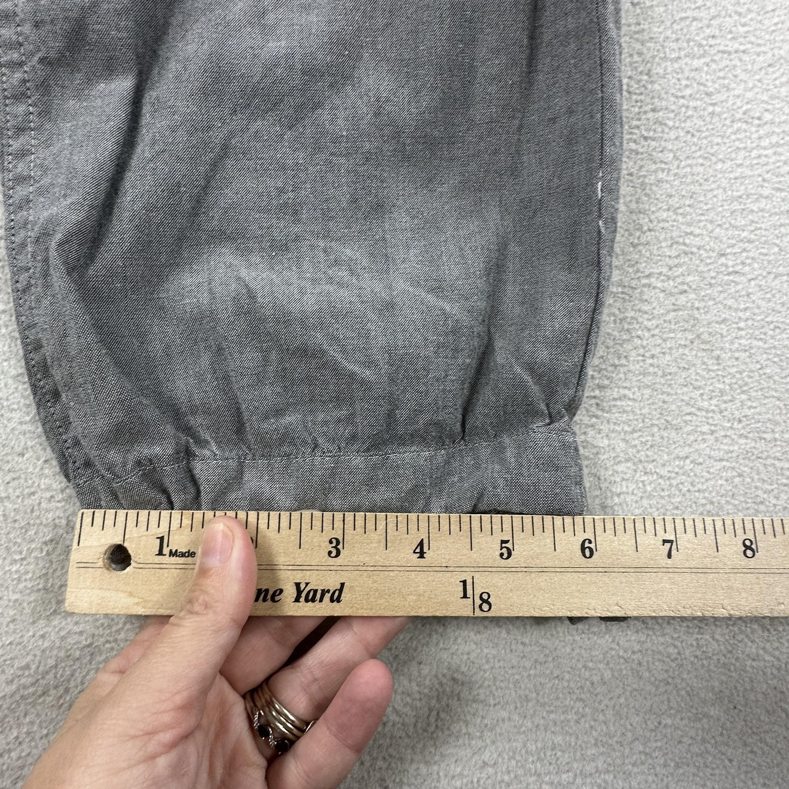 Icebreaker Merino Pants Womens 12 Gray Drawstring Hem Hiking Travel Lightweight