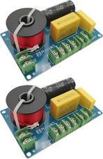 3 Way Speaker Crossover 200W Passive Audio Filter 4-8 Ohm for Home Hifi 2 Pack