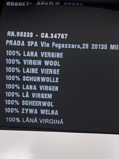 PRADA/Knit sweater (thin)/Size 40/Wool/Black/DNA945 S221 11CI thumbnail 4