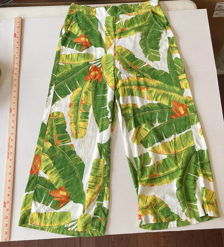 Cynthia Rowley, Size Large, Rio Tropical Farm Palm Set - Image 3 of 4